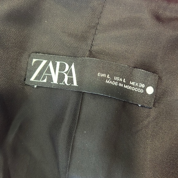 Pink, hot pink Zara pea coat ￼Wool Coat - Picture 4 of 5